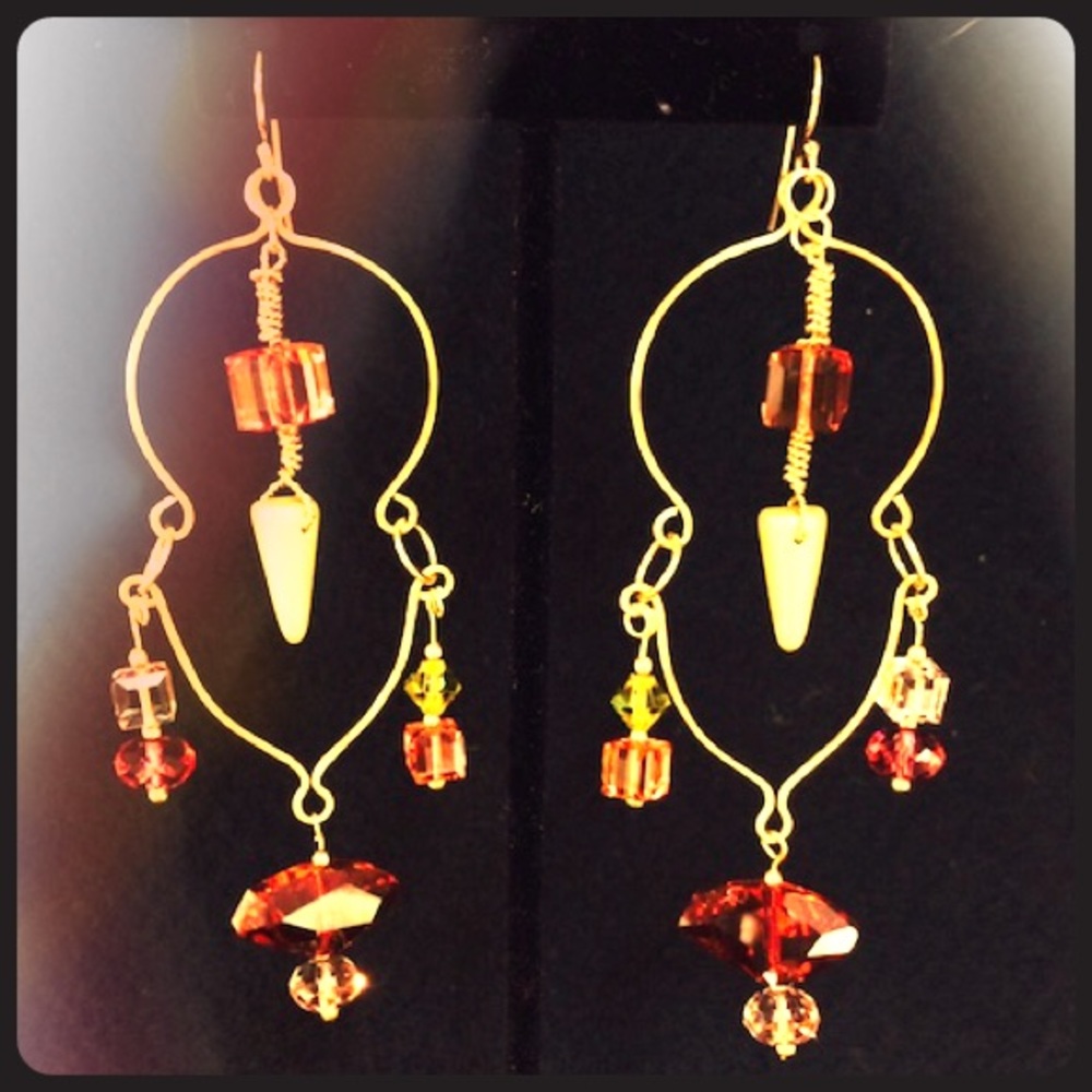 Swarovski Accent Drop Earrings